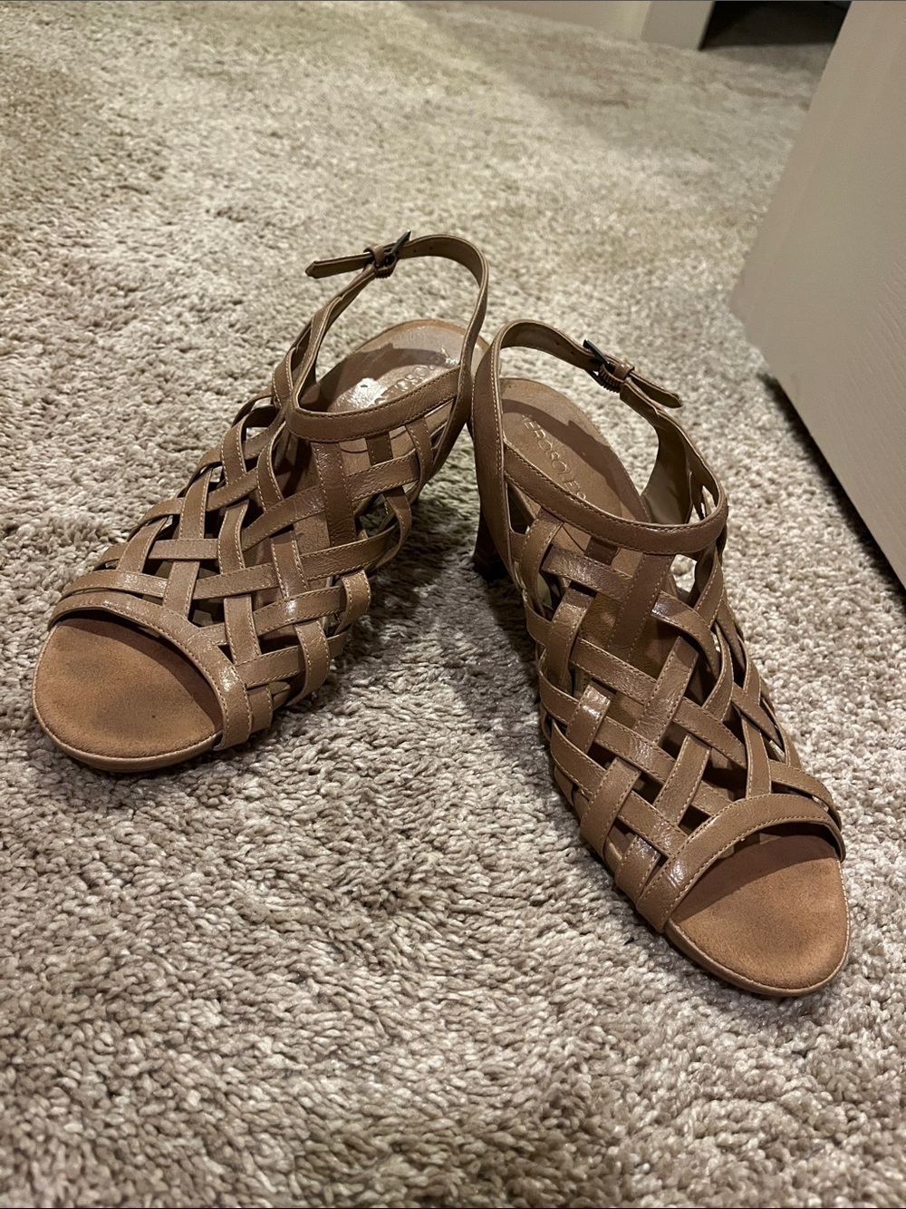 Aerosoles Woven Open-Toe Sandal heels